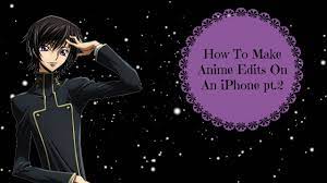 Create a comic and anime character with a similar face, eye, nose, etc. How To Make Anime Edits On An Iphone Pt 2 Youtube