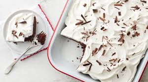 In a small bowl, whisk together the sweetened condensed milk and 1 cup of the peppermint dairy creamer. Super Moist Poke Cake Recipes Bettycrocker Com
