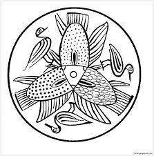 Make a coloring book with lizard mandala for one click. Mandalas Para Pintar Animales Del Nilo Coloring Pages Mandala Coloring Pages Coloring Pages For Kids And Adults