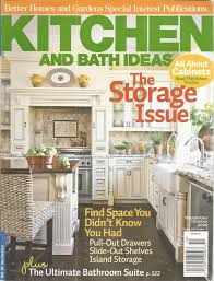 Kitchen Bath Ideas Magazine Storage Issue Cabinets September October 2008 Betterhomesgardens Kitchen And Bath Magazine Storage Kitchen