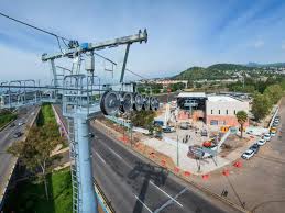 Comienza colocación de cable transportador del teleférico