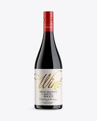 Download Yellowimage Pinterest Pin Green Glass Bottle With Red Wine Mockup In Bottle Mockups On Yellow Images Object Mockups Pinvibe Com PSD Mockup Templates