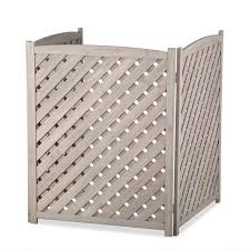 How to hide an air conditioner screen with a fence. 10 Fancy Wood Lattice Air Conditioner Screen Photos Air Conditioner Cover Outdoor Air Conditioner Screen Air Conditioner Cover