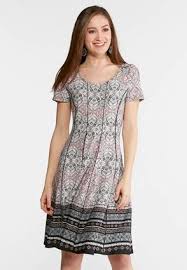 Cato Fashions Plus Size Seamed Speckled Floral Dress Catofashions Cato Fashion Plus Size Pretty Dresses Womens Dresses