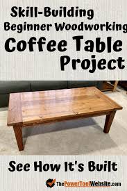 How To Build A Coffee Table Great Beginner Project Pine Boards Wood Projects For Beginners Wood Working For Beginners Woodworking Projects For Kids