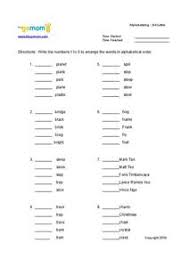 Alphabetizing lesson plan template and teaching resources. Alphabetical Order Lesson Plans Worksheets Lesson Planet