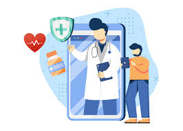 Free online doctor consultation app. Online Doctor And Healthcare Concept Vector Illustration Online Diagnose Online Consultation Personal Doctor Can Use For Homepage Mobile Apps Character Cartoon Illustration Flat Style 2127141 Vector Art At Vecteezy