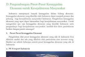 Mempunyai kilang minyak hampir diseluruh penjuru negeri. Pusat Pusat Keunggulan Ekonomi Portal Edukasi