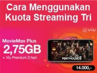 • daftar kuota streaming 3 tri, kuota streaming telkomsel, kuota streaming xl, kuota streaming indosat. Cara Menggunakan Kuota Streaming Tri 100 Works