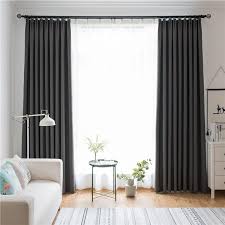 Some of the best curtains for living room are they have a touch of tradition in them but still manage to fit the modern living room with just the right décor. 7 Color Modern Linen Solid Color Curtain Blackout Drapes Grey Curtain For Living Room Window Treatments Green Kitchen Shade One Panel Wish