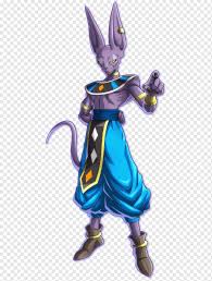 The franchise features an ensemble cast of characters and takes place in a fictional universe, the same world as toriyama's other work dr. Dragon Ball Z Lord Veerus Dragon Ball Fighterz Beerus Goku Gohan Trunks Dragon Ball Z Purple Fictional Character Cartoon Png Pngwing