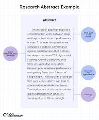 What Is a Research Abstract? 3 Effective Examples | YourDictionary