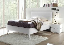 State valutando l'acquisto di un letto con contenitore? Rex Letto Matrimoniale Marte Ecopelle Imbottito Piedi In Legno Bianco Moderno Ebay