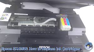 Ce fil de discussion est verrouillé. Epson Stylus Sx435w How To Change Replace Ink Cartridges Youtube