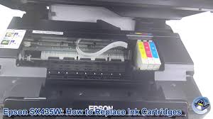 This maintenance reset utility adjustment program are now free download. Epson Stylus Sx435w How To Change Replace Ink Cartridges Youtube