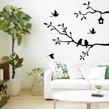 It can be applied to just about any hard, smooth surface and is safe for walls. Self Adhesive Bird Tree Vinyl Wall Stickers Decals Art Word Decoration Black White Pink Gray Home Office Wall Decor Sticker Wall Stickers Aliexpress