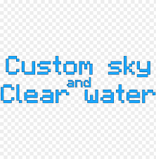 Touch device users, explore by touch or with swipe gestures. Download Custom Sky And Clear Water Minecraft Clear Water Texture Pack 1 9 4 Png Free Png Images Toppng