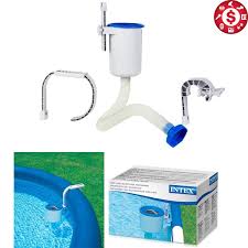 Intex Deluxe Swimming Pool Surface Skimmer Wall Mount Basket Above Ground Debris Swimming Pools Intex Pool