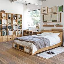 無印良品 お部屋別インテリアコーデ特集 ミニマリストやシンプル好きにおすすめ folk 無印良品 部屋 寝室 レイアウト ワンルーム インテリア