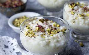 Syrian Rose Flavored Rice Pudding Vegan Gluten Free Flavored Rice Syrian Food Rice Pudding