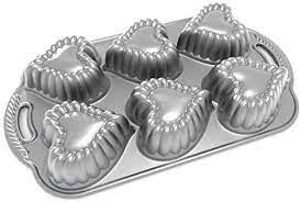 Here are six creative and spooky halloween ideas using our skull cakelet pan! Amazon Com Nordic Ware Elegant Heart Cakelet Pan Metallic Kitchen Dining