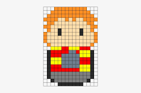Harry potter is a series of seven fantasy novels written by british author, j. Ron Weasley Perler Bead Pattern Bead Sprite Hama Bead Harry Potter Ron Free Transparent Png Download Pngkey