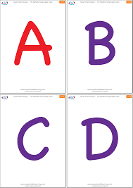 uppercase alphabet flashcards super simple teaching