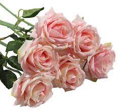 We might sell fake flower arrangements but we guarantee they are australia's longest lasting gift! New European Style 10 Heads Fake Flowers Artificial Roses Light Pink Modern Artificial Flower Arrangements By Blancho Bedding Houzz