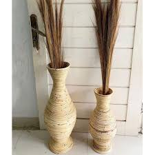 Cara membuat vas bunga / pot bunga dari botol bekas. Jual Vas Bunga Guci Rotan Alami Tinggi 70cm Terbaru Juni 2021 Blibli