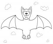 In the collection of bat coloring pages below, you can find various drawings of bat. Cartoon Bat Halloween Coloring Pages Printable