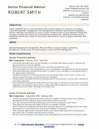 Writing a great financial advisor resume is an important step in your job search journey. Financial Advisor Resume Samples Qwikresume