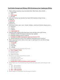 Contoh peserta cpns yang melamar formasi jabatan lingkungan hidup , maka materi. Soal Skb Cpns Kehutanan Dan Lingkungan Hidup Pdf