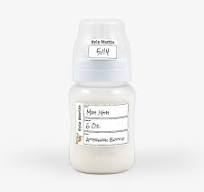 Custom Baby Bottle Date Write-On Labels