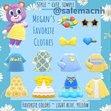 Her english name means strong, which could be a reference to a bear's physical attributes. Megan S Look Book Salemacnh Animal Crossing Favorite Color Light Colors