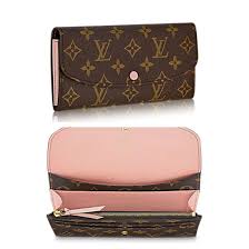 Emilie Wallet In Monogram Canvas And Rose Nacre Louis Vuitton Louis Vuitton Emilie Wallet Louis Vuitton Handbags