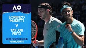 Musetti flies past Fritz to complete major quarterfinal set