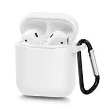 Valor Silicone Case Cover W Hookups Airpods Strap Compatible With Apple Airpods1 2 White In 2020 Protective Cases Silicon Case Airpod Case