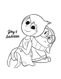 You will go out in joy and be led forth in peace; Sadness And Joy Coloring Page Free Printable Coloring Pages For Kids