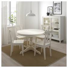 Ingatorp Extendable Table White Max Length 61 Ikea In 2020 Farmhouse Dining Room Ikea Dining Table Ikea Dining Room