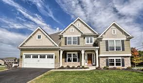 Craftsman Style Exterior And 2 Car Garage Of The Sullivan Model Ownalandmark Projectdreamhouse Craftsman Style Exterior Craftsman House Home Builders