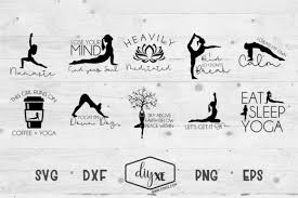 Download Namaste Yoga Bundle Graphic By Sheryl Holst Creative Fabrica In 2020 Yoga Namaste Namaste Yoga SVG Cut Files