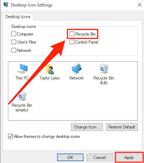 If there is icons on the desktop that you don't want, right click on the icons you don't want and choose delete, it will then move the icon to the recycle bin. How To Hide The Recycle Bin In Windows 10 In 4 Steps