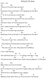 Rolling In The Deep Ukelele Chords Ukulele Songs Ukulele Songs Ukulele Chords Songs
