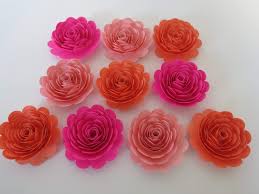 Pink paper flower arrangement paper peony paper rose etsy. Amazon Com Shades Of Pink Princess Theme Birthday Party Paper Flowers 3 Inch Girl Baby Shower Roses Set Of 10 Nursery Wall Home Decor Accent Handmade