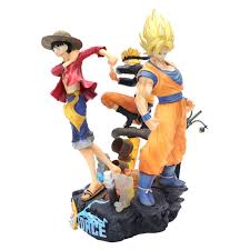 That really sets it apart from dragon ball, more so than anything connects the two, i think. One Piece Dragon Ball Z Gk Luffy Uzumaki Naruto Son Goku Anime Action Figure Model 25cm Collection Toy Desktop Decoration Figma Aliexpress
