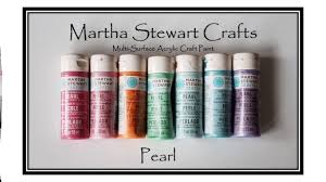 Swatching Martha Stewart Pearl Acrylic Paint Collection