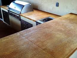 Maybe you would like to learn more about one of these? Stained Wood Plank Outdoor Concrete Counter Top
