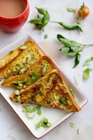 Savoury French Toast Indian Style Spiced Up Saffron Trail
