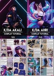 Kda Ahri Akali Cosplay Tutorial Pack Pdf Kinpatsu Cosplay Cosplay Tutorial Cosplay Cosplay Diy