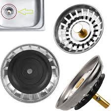This video shows you how to replace a sink plug in your home.the instructions in this video are designed to help you. Safekom Premium Kitchen Sink Replacement Drain Waste Plug Basin Filter Strainer Drainer Stainless Steel Bathroom Shower Basket Stopper 1 Year Warranty Free Fast Same Day Dispatch Uk Seller Amazon Co Uk